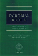 Cover of The Law of Human Rights: Fair Trial Rights