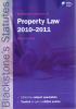 Cover of Blackstone's (External LLB) Statutes on Property Law 2010 - 2011