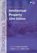 Cover of Blackstone's Statutes on Intellectual Property