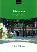 Cover of Bar Manual: Advocacy 
