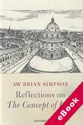 Cover of Reflections on 'The Concept of Law' (eBook)