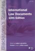 Cover of Blackstone's International Law Documents 