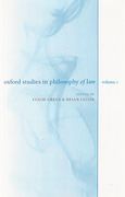 Cover of Oxford Studies in Philosophy of Law, Volume 1