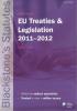 Cover of Blackstone's EU Treaties and Legislation 2011 - 2012