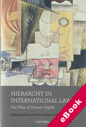 Cover of Hierarchy in International Law: The Place of Human Rights (eBook)