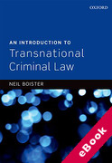 Cover of An Introduction to Transnational Criminal Law (eBook)