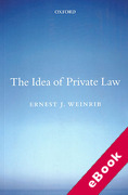 Cover of The Idea of Private Law (eBook)