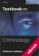 Cover of Textbook of Criminology (eBook)