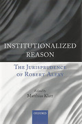 Cover of Institutional Reason: The Jurisprudence of Robert Alexy