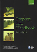 Cover of Property Law Handbook 2012 - 2013