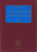 Cover of Blackstone's Employment Law Practice 2012