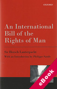 Cover of An International Bill of the Rights of Man (eBook)