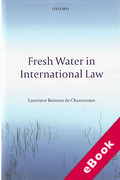 Cover of Fresh Water in International Law (eBook)