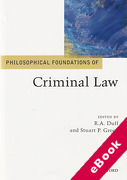 Cover of Philosophical Foundations of Criminal Law (eBook)