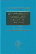Cover of Digest of ICSID Awards and Decisions: 1974-2002