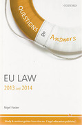 Cover of Questions & Answers: EU Law 2013 and 2014