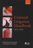 Cover of LPC: Criminal Litigation Handbook 2013 - 2014
