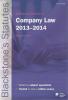 Cover of Blackstone's Statutes on Company Law 2013 - 2014