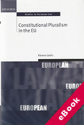 Cover of Constitutional Pluralism in the EU (eBook)