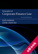 Cover of Principles of Corporate Finance Law (eBook)