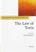 Cover of Philosophical Foundations of the Law of Torts