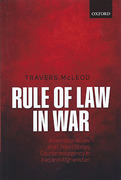 Cover of Rule of Law in War: International Law and United States Counterinsurgency Doctrine in the Iraq and Afghanistan Wars