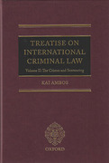 Cover of Treatise on International Criminal Law Volume II: The Crimes and Sentencing