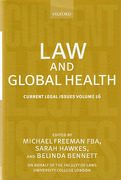 Cover of Current Legal Issues Volume 16: Law and Global Health