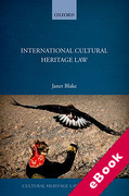 Cover of International Cultural Heritage Law (eBook)