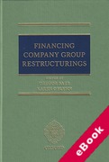 Cover of Financing Company Group Restructurings (eBook)