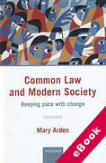 Cover of Common Law and Modern Society: Keeping Pace with Change (eBook)