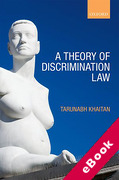 Cover of A Theory of Discrimination Law (eBook)