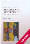 Cover of Reason and Restitution: A Theory of Unjust Enrichment (eBook)
