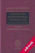 Cover of Treatise on International Criminal Law Volume III: International Criminal Procedure (eBook)