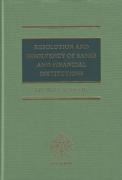 Cover of Resolution and Insolvency of Banks and Financial Institutions