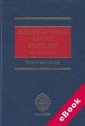 Cover of European Union Law of State Aid (eBook)