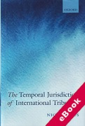 Cover of The Temporal Jurisdiction of International Tribunals (eBook)