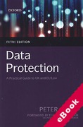 Cover of Data Protection: A Practical Guide to UK and EU Law (eBook)