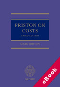 Cover of Friston on Costs (eBook)