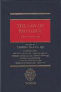 Cover of The Law of Privilege