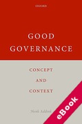 Cover of Good Governance: Concept and Context (eBook)