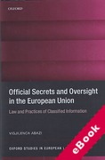 Cover of Official Secrets and Oversight in the EU: Law and Practice of Classifies Information (eBook)