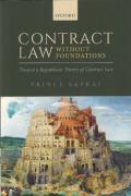 Cover of Contract Law Without Foundations: Toward a Republican Theory of Contract Law