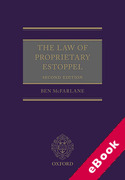 Cover of The Law of Proprietary Estoppel (eBook)
