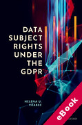 Cover of Data Subject Rights under the GDPR (eBook)