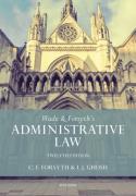 Cover of Wade &#38; Forsyth's Administrative Law