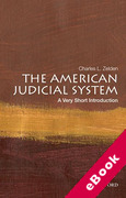 Cover of The American Judicial System: A Very Short Introduction (eBook)