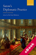 Cover of Satow's Diplomatic Practice (eBook)