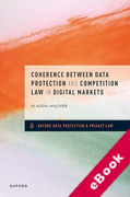 Cover of Coherence Between Data Protection and Competition Law in Digital Markets (eBook)
