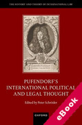Cover of Pufendorf's International Political and Legal Thought (eBook)